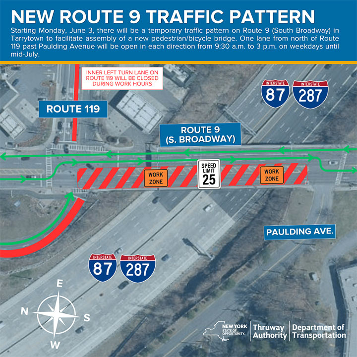 New Route Traffic Pattern Image - starting June 3